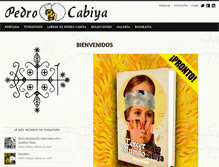 Tablet Screenshot of pedrocabiya.com